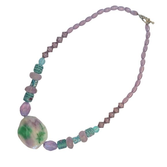 Candy Jade Beaded Necklace - Picture 2 of 15